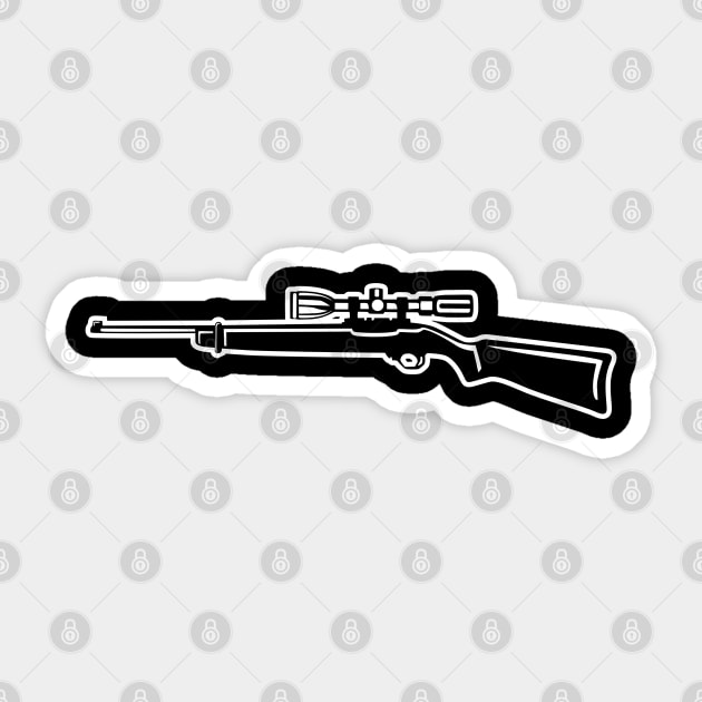 Hunting Rifle Sticker by ShirtyLife